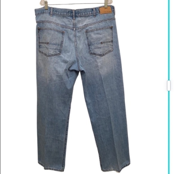 CALVIN KLEIN Relaxed 40x30 Straight Jeans Denim - Picture 3 of 7